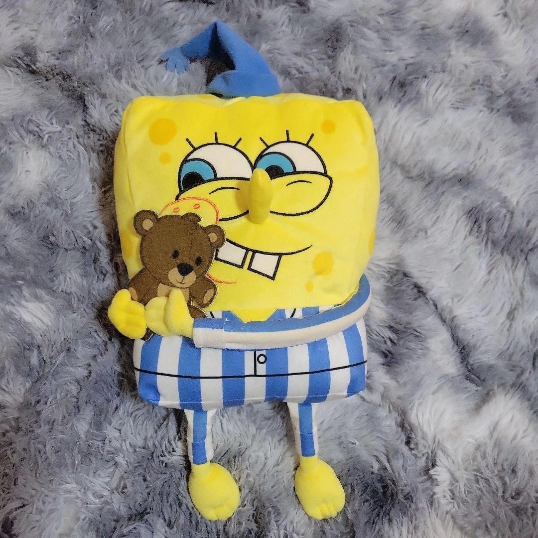 ArtofSpongeBob2's tweet photo. A SpongeBob pajama plush. https://t.co/w7PFY24vWX