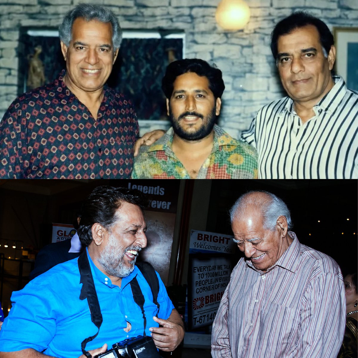 rtchawlaphoto's tweet photo. Dara Singh ke sath old picture and new picture https://t.co/bXsrvhQdy8