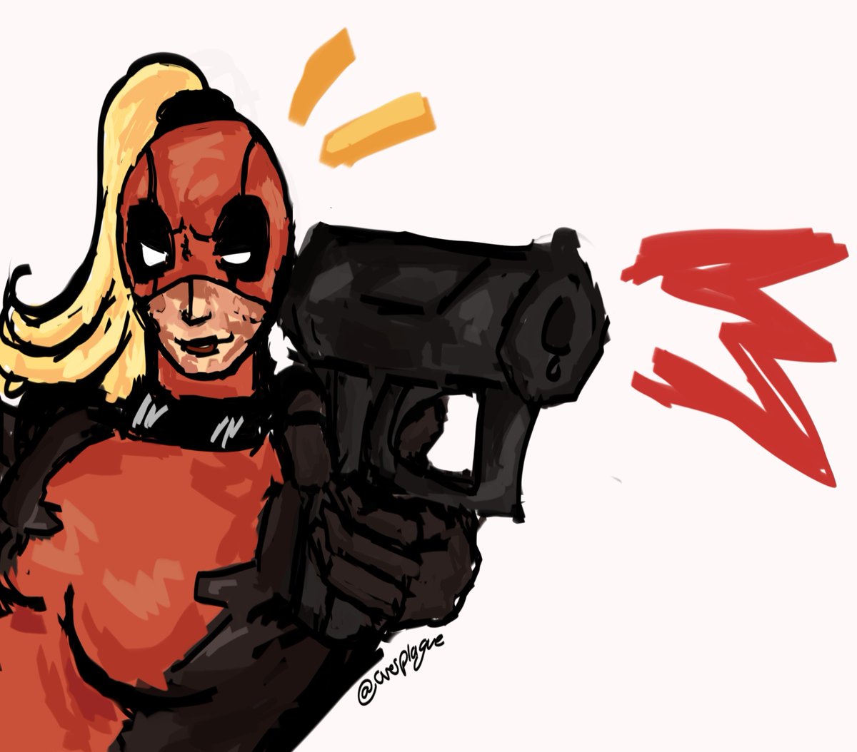 overplague's tweet photo. mother merc #ladypool #deadpool #marvel https://t.co/Vgp70JFfip