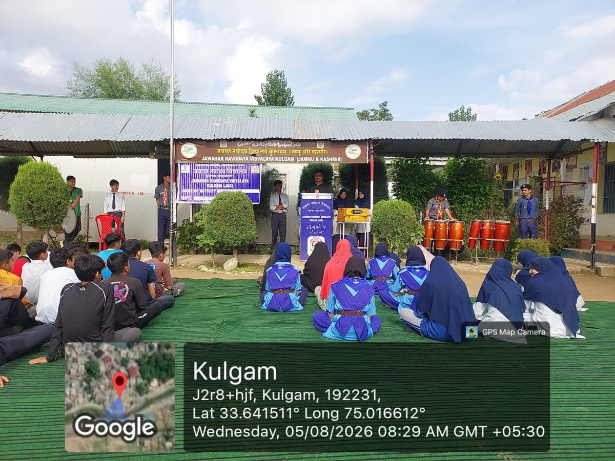 JnvKulgam's tweet photo. Let us continue to inspire young minds and build a brighter future together.

"Dreams become reality when education meets opportunity."

#NavodayaFoundationDay #JNV #Navodaya #Education #Excellence #PMShri #NVS #InspiringYoungMinds #FoundationDay2026 https://t.co/t9mlliFmDd
