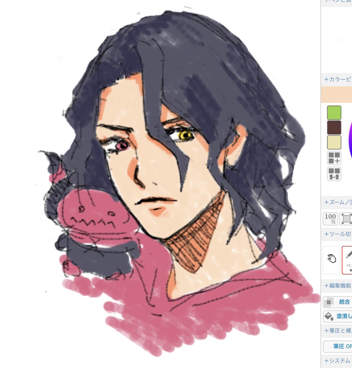 41_ki0401's tweet photo. 絵チャが上手くなってきた https://t.co/BZxm7E79DF