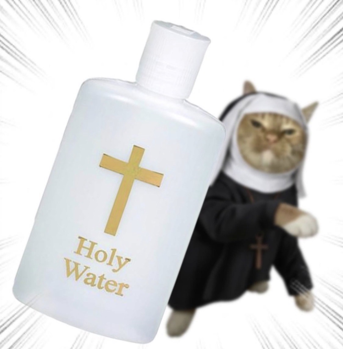 Catholic_bro's tweet photo. A little extra insurance against the demonic. https://t.co/gsppCFoTjr
