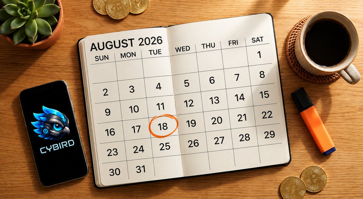 cybirdapp's tweet photo. so we finally have a date

honestly, been getting so many DMs asking when the presale is happening. sorry for the wait, we wanted to make sure everything was locked in before sharing.

WHITELIST PRESALE goes live on August 18, 2026. mark your calendars fam

this is your earliest shot at getting $CYBD before the public launch. WHITELIST SPOTS are limited though, so don't sleep on it. we'll be dropping the OFFICIAL FORM tomorrow w/ all the details, wallet requirements, contribution caps, and how to secure your slot.

if you've been following along, you already know what we're building. AI sentinel watching the chain 24/7. TAMAGOTCHI GAME where your Phoenix grows as you hold. loyalty actually meaning something.

we're not here to pump and dump. we're building something that lasts.

so yeah. August 18

BE READY!

the hunt starts now!🔥

$CYBD