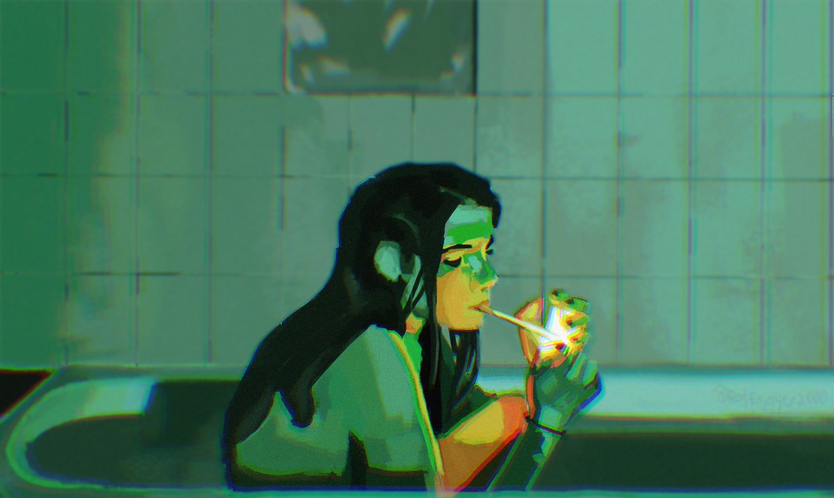 RatEnjoyer2000's tweet photo. girl in da tub painting #rkgk #art #artist #drawing #artwork #2dart https://t.co/fgH09hldnX