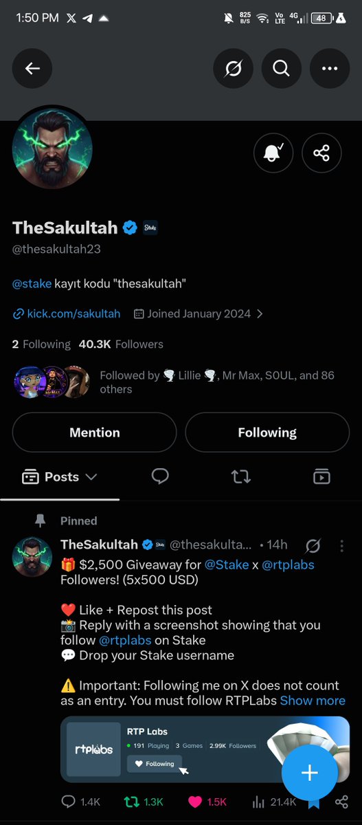 seasalttides's tweet photo. @thesakultah23 @Stake @rtplabs thank you so much, @thesakultah23, @rtplabs, and stake family ! 🤍🙌🏻

followed rtp labs on stake and i'm excited to run this win on rug dealer. 

wish me luck and manifesting some stake win this month! 

🆔 chafortuna777 https://t.co/xqdIg33B3B