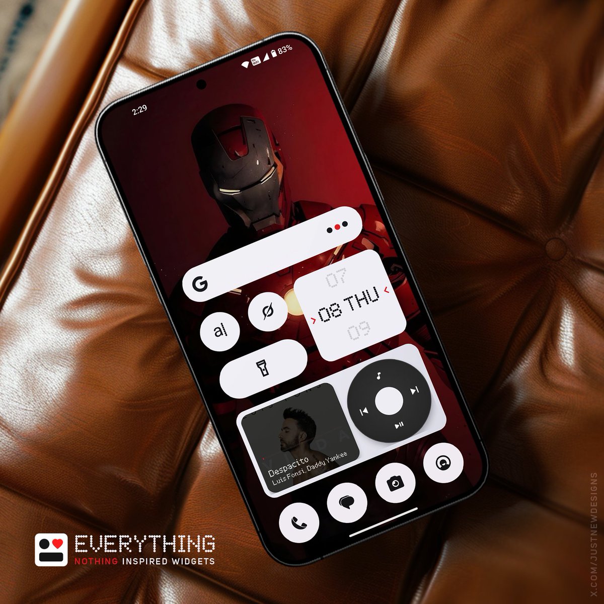 Papers_app's tweet photo. Drop your Homescreen/Lockscreen setups👇.I'll Start with mine               

Homescreen Setup #22 with Everything Widgets 
----       
Everything Widgets try it📷:https://t.co/LmI95OgqnD https://t.co/5fQJDzfgLs
