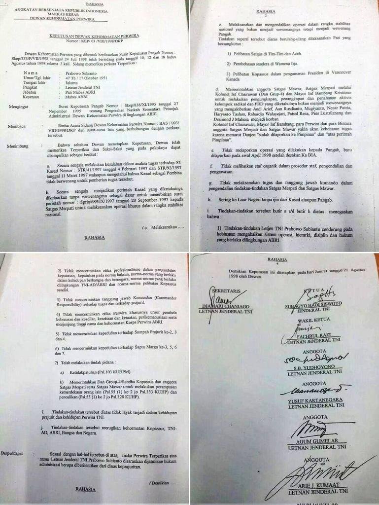 serabutannn's tweet photo. PRABOWO ITU DIPECAT DARI TNI! https://t.co/VaE60jTJhL