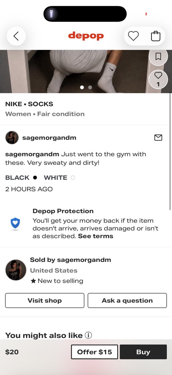 cassicorb's tweet photo. Ai sex bots on Depop? Shit there really is a market for everything https://t.co/gm1Py7JyGp