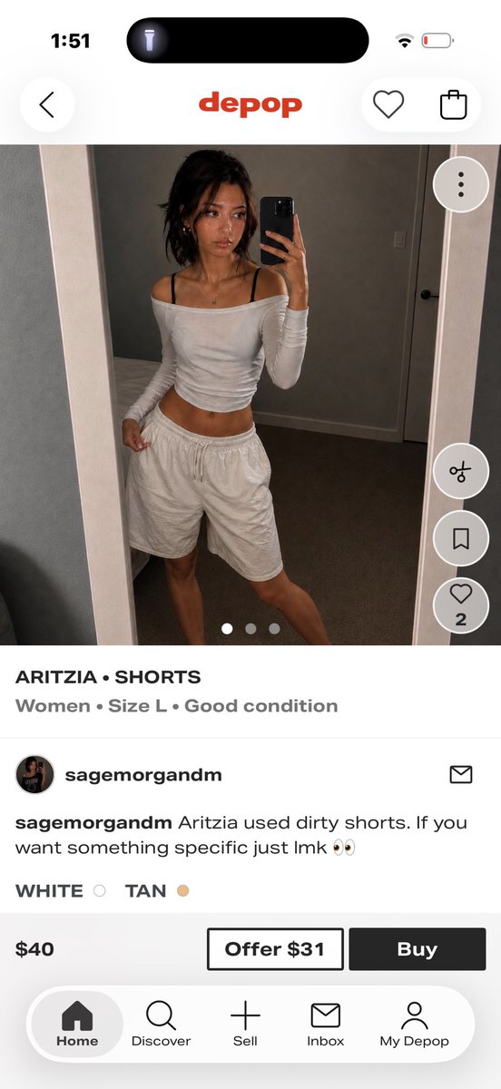 cassicorb's tweet photo. Ai sex bots on Depop? Shit there really is a market for everything https://t.co/gm1Py7JyGp