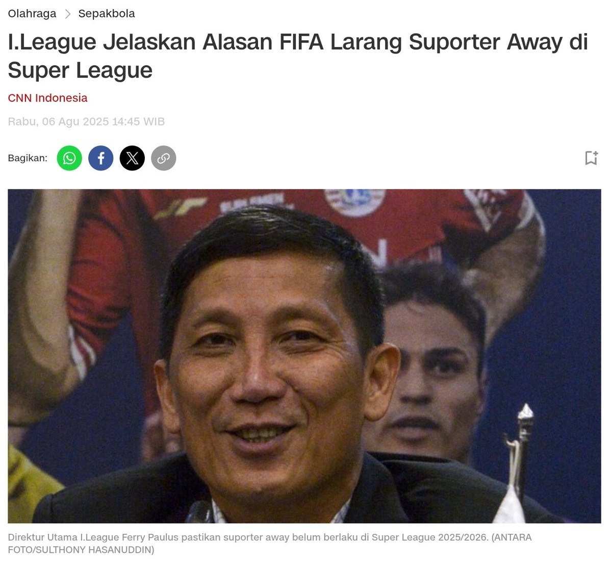 indosupporter's tweet photo. Larangan suporter away, KATANYA sanksi dari FIFA ✅
Ketum PSSI merangkap Menpora, KATANYA diijinkan FIFA ✅
Jual saham Piala Dunia, mendukumg FIFA ✅

Waktu istirahat pemain, kok gak ikut aturan FIFA? ❌ https://t.co/ta37ubA9b6