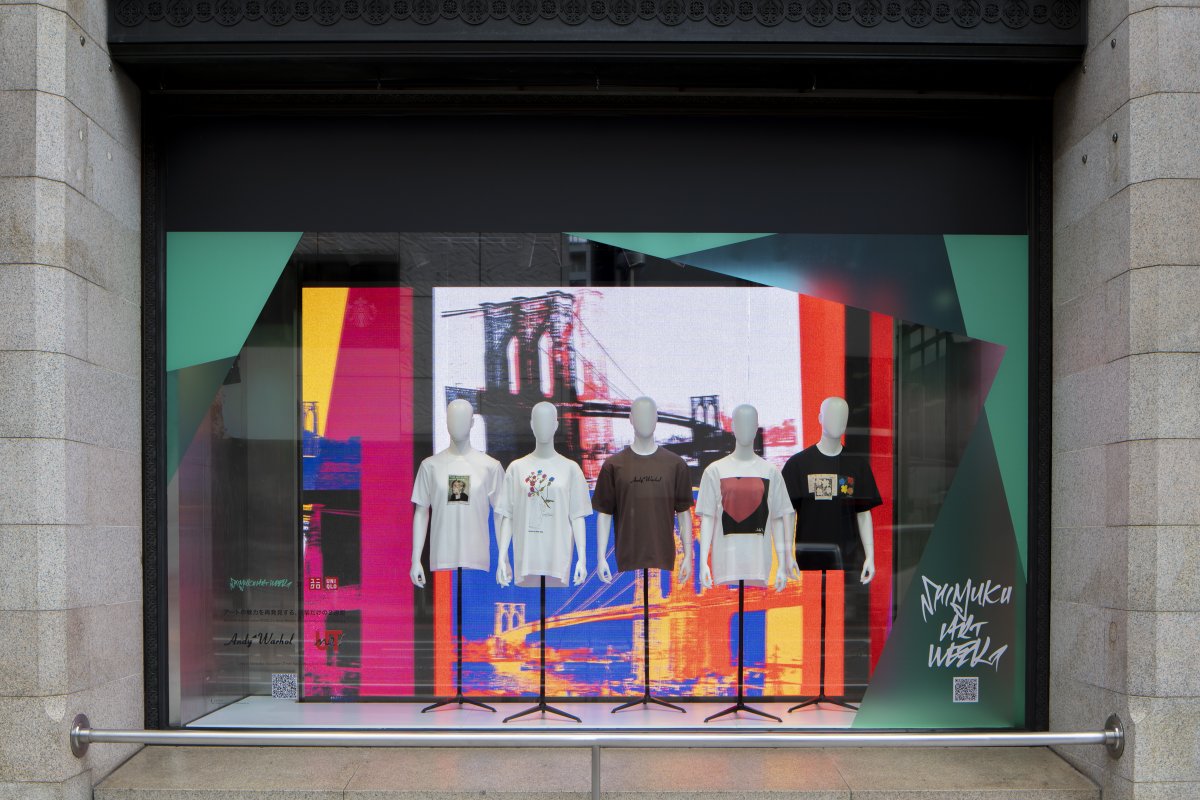 UNIQLO_JP's tweet photo. 📢＜本日からスタート！
【SHINJUKU ART WEEK】
 8/5(水)～8/18(火)
UNIQLOはポップアートの旗手、アンディ・ウォーホルにフィーチャーし、最新コレクションとともに新宿エリア4店舗でスペシャルUTme!コレクションを限定販売いたします。
https://t.co/VulhQBYj2i
伊勢丹新宿店にて初の個展を開催する、僧侶・メイクアップアーティストとして世界で活動する西村宏堂さんよりコメントをいただきました！