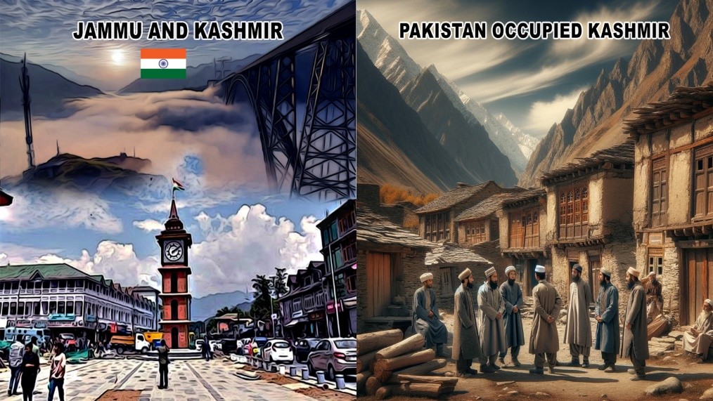 GildedVers35915's tweet photo. While the newly carved Union territory of J&amp;K is on the path of development, PoK languishes as an underdeveloped region as a result of Islamabad’s characterization of it as a hub of terrorism. #KashmirRejectsPak https://t.co/ucra4ThyvZ