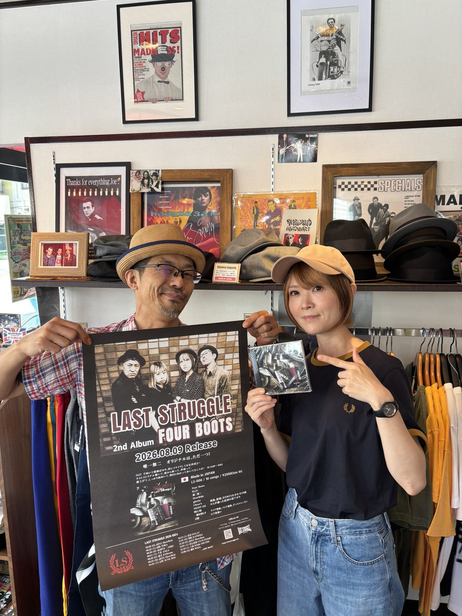 nevertrust_usc's tweet photo. LAST STRUGGLEのNEW 2nd CD 「FOUR BOOTS」 がHERBERTS STOREに入荷！

8.9.レコ発ライヴに先駆けて販売いたします！

全10曲・約30分。
余計なものは一切なし。一気に駆け抜ける潔さと切れ味、絶妙に絡み合うシンガロングさまさにLAST STRUGGLEならではのOi!そのもの！

https://t.co/qwyAS0rTaY https://t.co/vPCYgsFI7u
