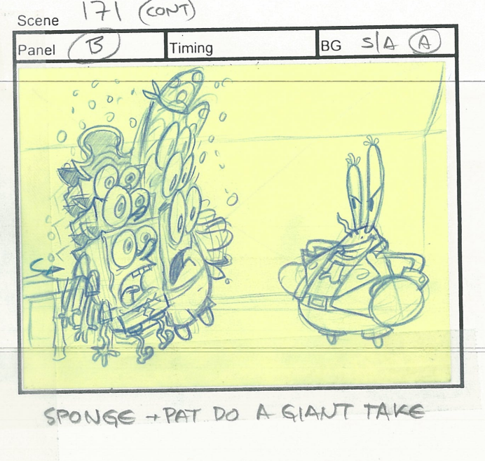 ArtofSpongeBob2's tweet photo. A cut drawing from "Arrgh!" by Vincent Waller. https://t.co/XX3rcYtO3V