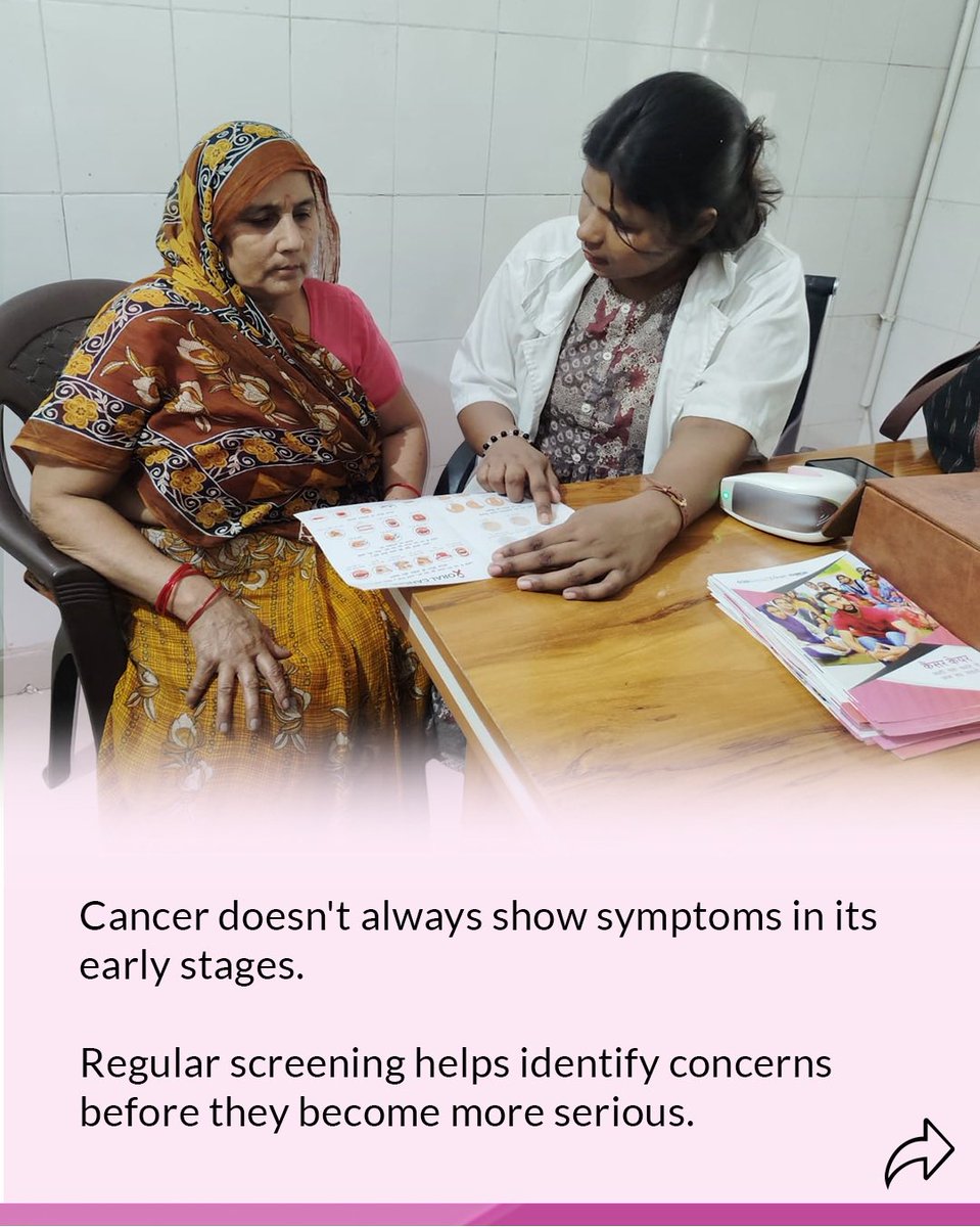 YOUWECAN's tweet photo. Screening saves time. Screening saves lives.

Through the SBI JIVANAM Cancer Care Project, supported by @SBI_FOUNDATION, we are bringing breast, oral, and cervical cancer screening closer to communities in Ghaziabad. https://t.co/nGr9AhdH8Q