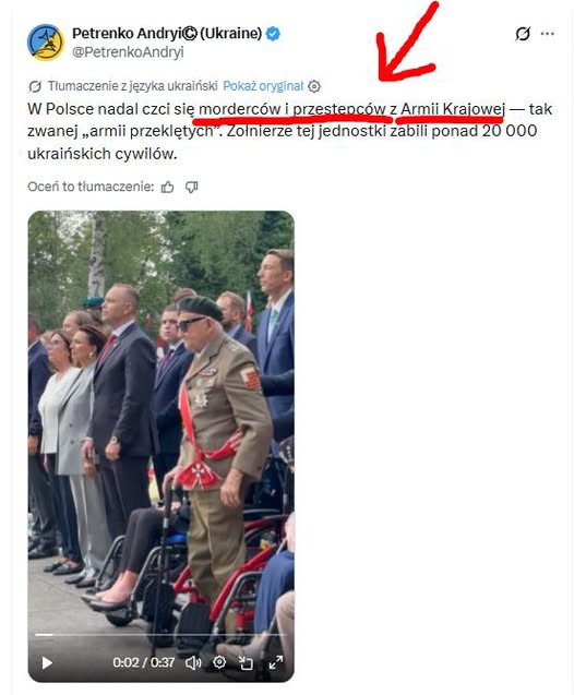 cuprwarszawa's tweet photo. 🇺🇦💀 Ukraińska propaganda nazywa AK mordercami – 300 tys. odsłon. MSZ Sikorskiego milczy. Ambasada RP na Ukrainie – cisza. Strach? Czy gorzej? #AK #ArmiaKrajowa #Ukraina #Propaganda #MSZ https://t.co/cOG9q2JpT4