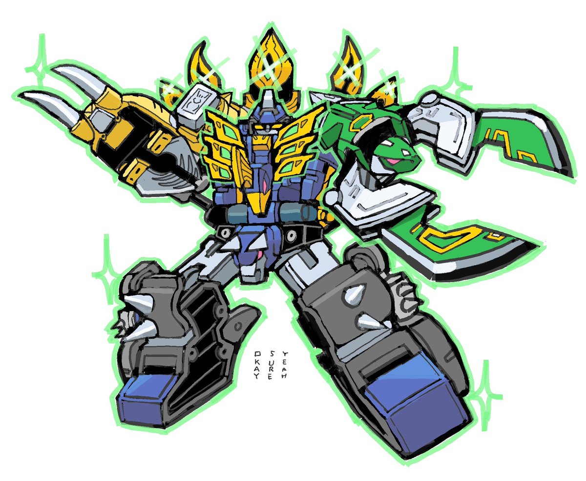 okisurya70's tweet photo. Have you watch some toys promo video thats just SO good, that you straight want to drew it the next day?

Gaoguardian just did it to me last month, the 3D and narration is just 👌👌👌

#supersentai #gaoranger https://t.co/5gdgFMsZr5