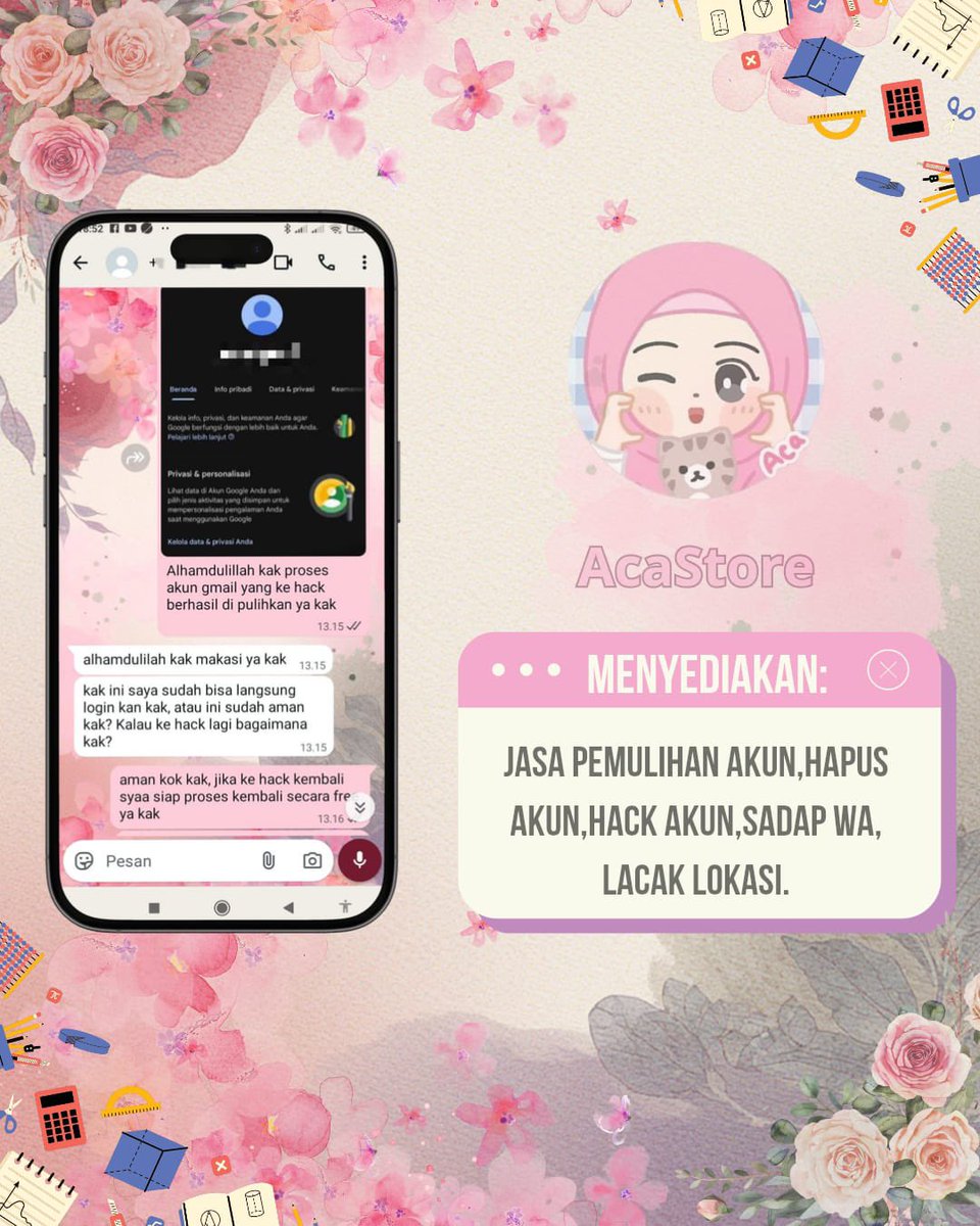 DenisEmrilyan's tweet photo. Menyediakan Jasa Pemulihan akun &amp; Jasa Hapus akun, Jasa Lacak, Sadap WhatsApp

Jasa balikin akun Instagram dan Facebook, Tiktok, Linkedlin, Gmail, Line, all sosmed

Hapus akun Facebook, Instagram, Line, Twitter, YouTube, &amp; lain nya.

Full Testii, Fastt Proses, Hubungi Wa Di Bio https://t.co/iEByy1N2Ky