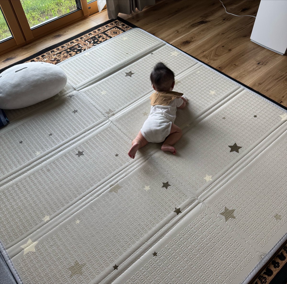 mii_9519's tweet photo. 寝返りコロコロなので
プレイマット購入しました👶🏻💫 https://t.co/3WjuD9WD6m