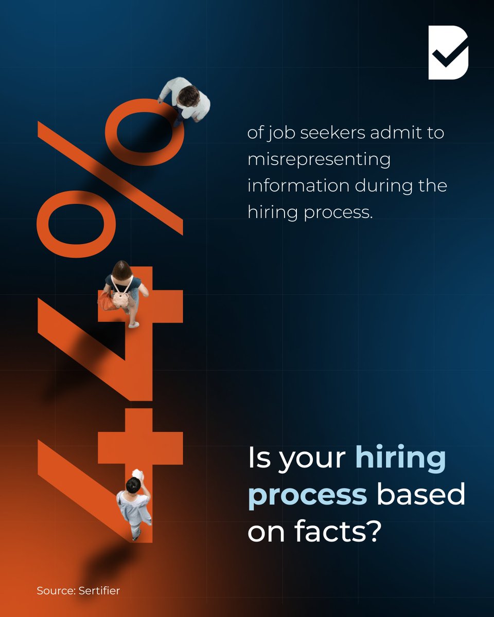 DataFlowGroup's tweet photo. Building a world-class team starts with absolute clarity. While variations in global applications are common, anchoring your recruitment process in verified facts ensures you confidently select the absolute best talent for your organization.
The DataFlow Group acts as your vital connector. By verifying international credentials directly with the original issuing authorities worldwide, we help talent acquisition teams fast-track compliant, high-quality hires and build a workplace culture rooted in authentic capability.
💡 Base your hiring on certainties: https://t.co/LgKBXzu9Lb
بناء عملية استقطاب الكفاءات على أسس موثّقة ودقيقة، بما يضمن اختيار أفضل الكوادر للمؤسسات، ويُسهم في تكوين فرق عمل ذات مستوى عالمي..
مجموعة داتافلو هي حلقة الوصل الحيوية لنجاحك؛ حيث نقوم بتوثيق المؤهلات والشهادات العالمية مباشرة من جهات إصدارها الأصلية، لمساعدة فرق التوظيف على تسريع تعيين الكفاءات المتوافقة وبناء ثقافة مؤسسية قائمة على الجدارة الحقيقية.
💡 اجعل قرارات توظيفك مبنية على اليقين: https://t.co/LgKBXzu9Lb