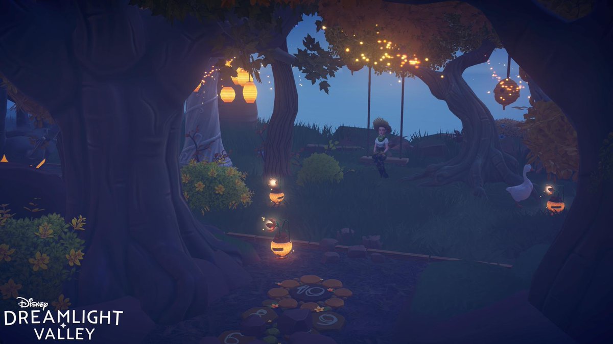 lexicozycorner's tweet photo. My cozy little tree nook in @DisneyDLV 💫😊
One at nighttime as well ❤️
love the creativity in this game. i really come alive when playing it!
#disneydreamlightvalley #ddv #gameloft https://t.co/Rv7FCcF7NO