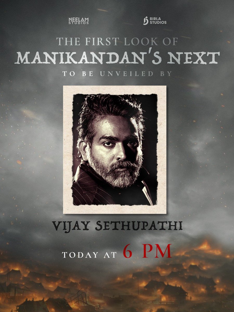 Saravanaspb's tweet photo. A hero may lead the fight. But a movement is built by the great people who stand beside him 🔥

Happy to have @mari_selvaraj @PushkarGayatri @arya_offl @VijaySethuOffl @shrutihaasan @AshokSelvan @iamharishkalyan reveal the First Look of Manikandan’s Next 💫

Today 6 PM! 

@Manikabali87 @BirlaStudios @NeelamStudios_ @ananya_birla @beemji @Tisaditi @pro_guna @proyuvraaj