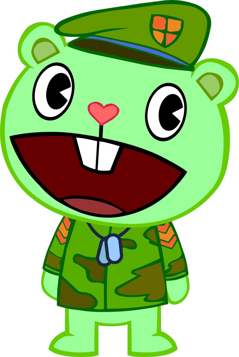 Addie_chann's tweet photo. whenever i draw flippy too good looking I pull up his canon design and stare at it as punishment #htf https://t.co/SuedCkydJU