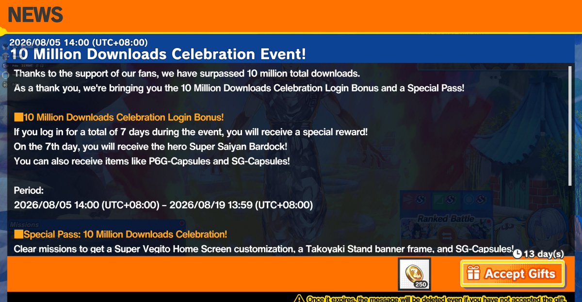 Pokeee2809's tweet photo. 10m Download Celebration??? https://t.co/iW0S7kbhBo