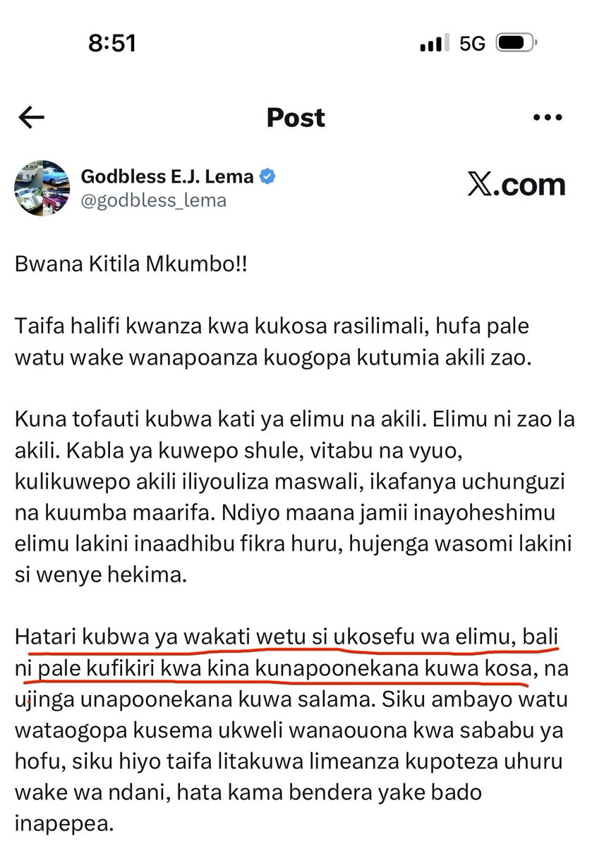 Beloved144000's tweet photo. @godbless_lema Na hapa Mh Lema si kweli unachosema wala Mh Mkumbo. 
Ukweli ni huu HATARI IPO HAPA👇🏾
HOSEA 4:6 

kwa kuwa umeisahau sheria ya Mungu wako, mimi nami nitawasahau watoto wako. https://t.co/LUxxiOWz5M
