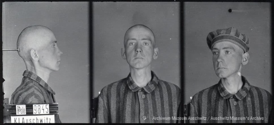 MuzeumAuschwitz's tweet photo. 5 sierpnia 1910 | W Warszawie urodził się Polak Józef Kowalski. Elektrotechnik.

W #Auschwitz od 1 lutego 1941 r.
Nr 9845
Zginął w obozie w 1941 r. https://t.co/NhotAKTjSN