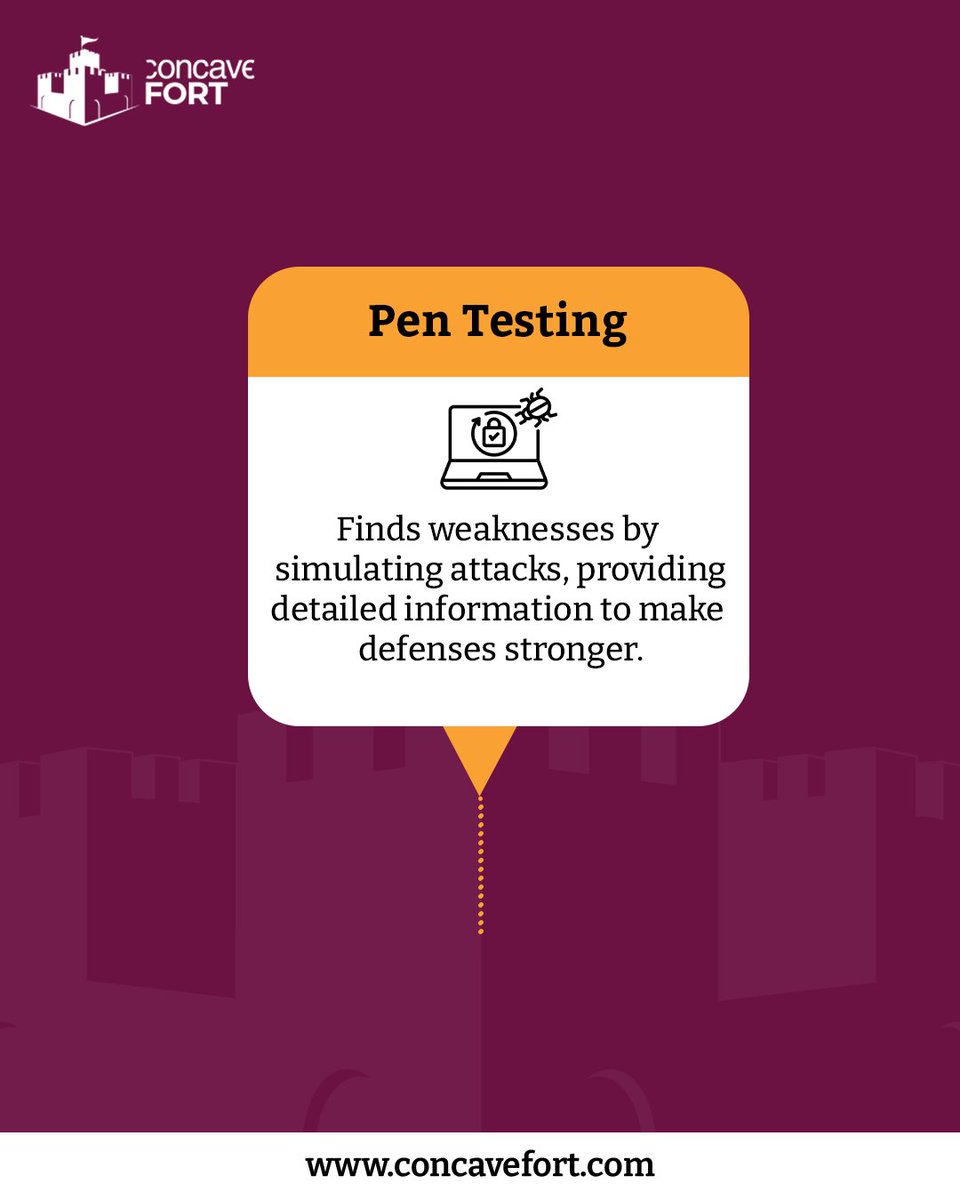 ConcaveFort's tweet photo. Penetration Testing vs Ethical Hacking are often used interchangeably, but each plays a distinct role in uncovering vulnerabilities &amp; protecting data. 

Together, they build a more secure digital world. 

#ConcaveFORT #PenetrationTesting #EthicalHacking #CyberSecurity https://t.co/jZFQdkCcTW