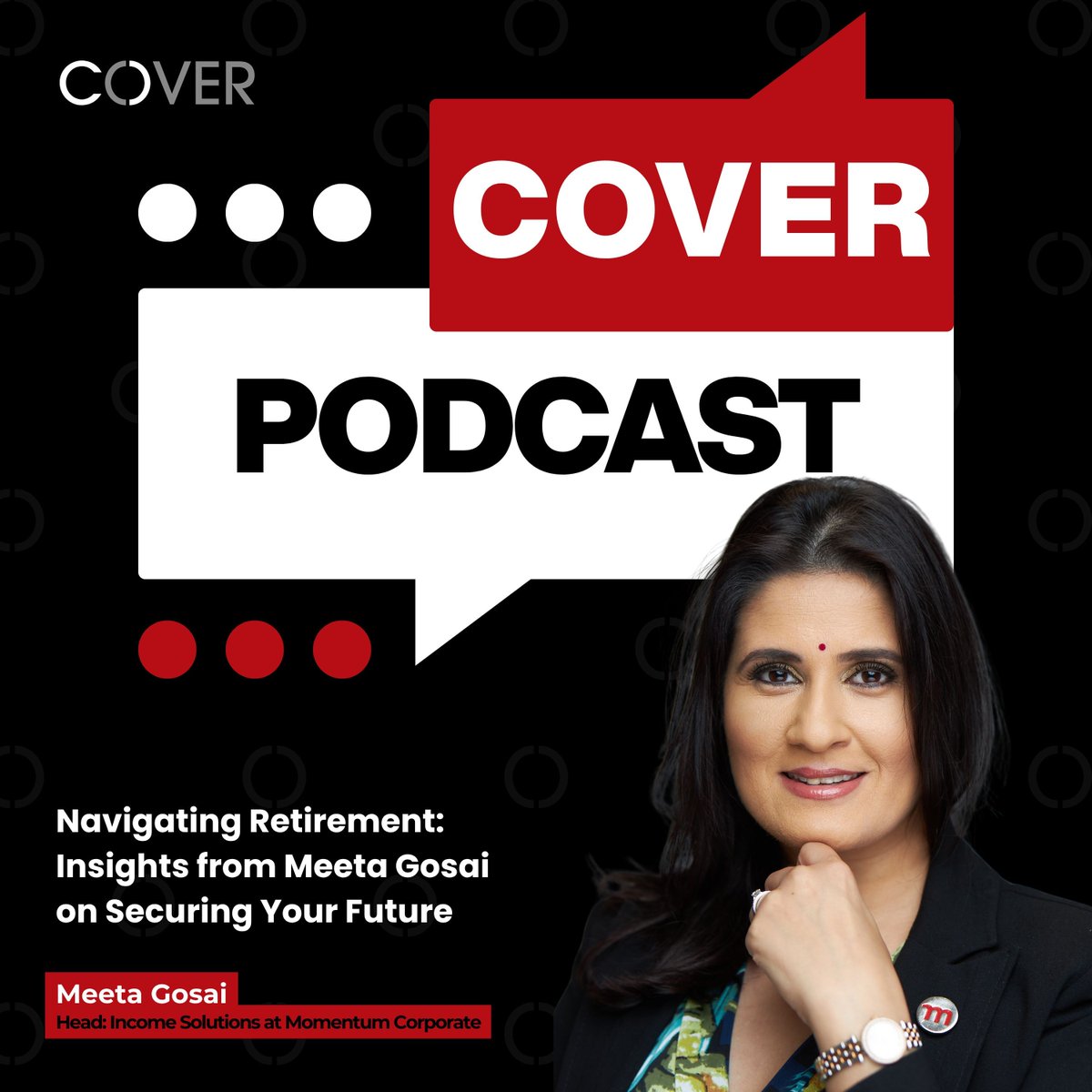 COVERchat's tweet photo. In this episode, we sit down with Meeta Gosai, Head of Income Solutions at Momentum Corporate. 

🎧️ Listen here: https://t.co/QJxWK0kLkH https://t.co/3B5XIq1OKW