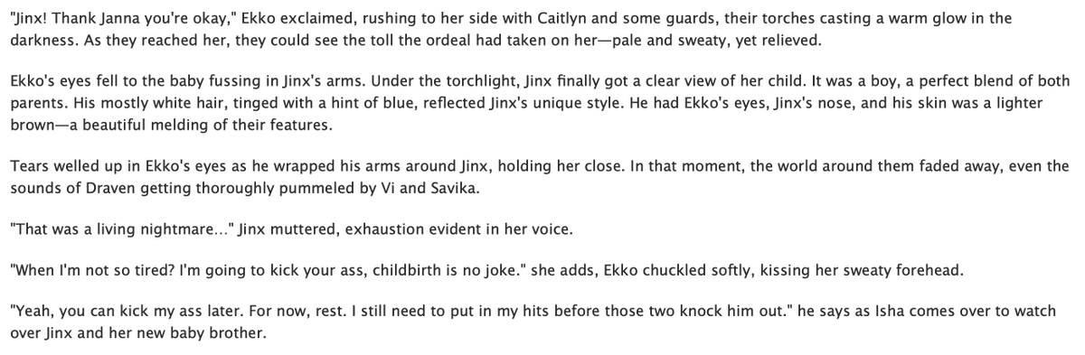 TimeBombFanatic's tweet photo. "In that moment, the world around them faded away"

THIS IS THE KIND OF FAMILYBOMB I LIVE FOR!
SolarFox333, whoever you are, you made a masterpiece
This is one of the greatest fics I've ever read https://t.co/BpR4APPOEN