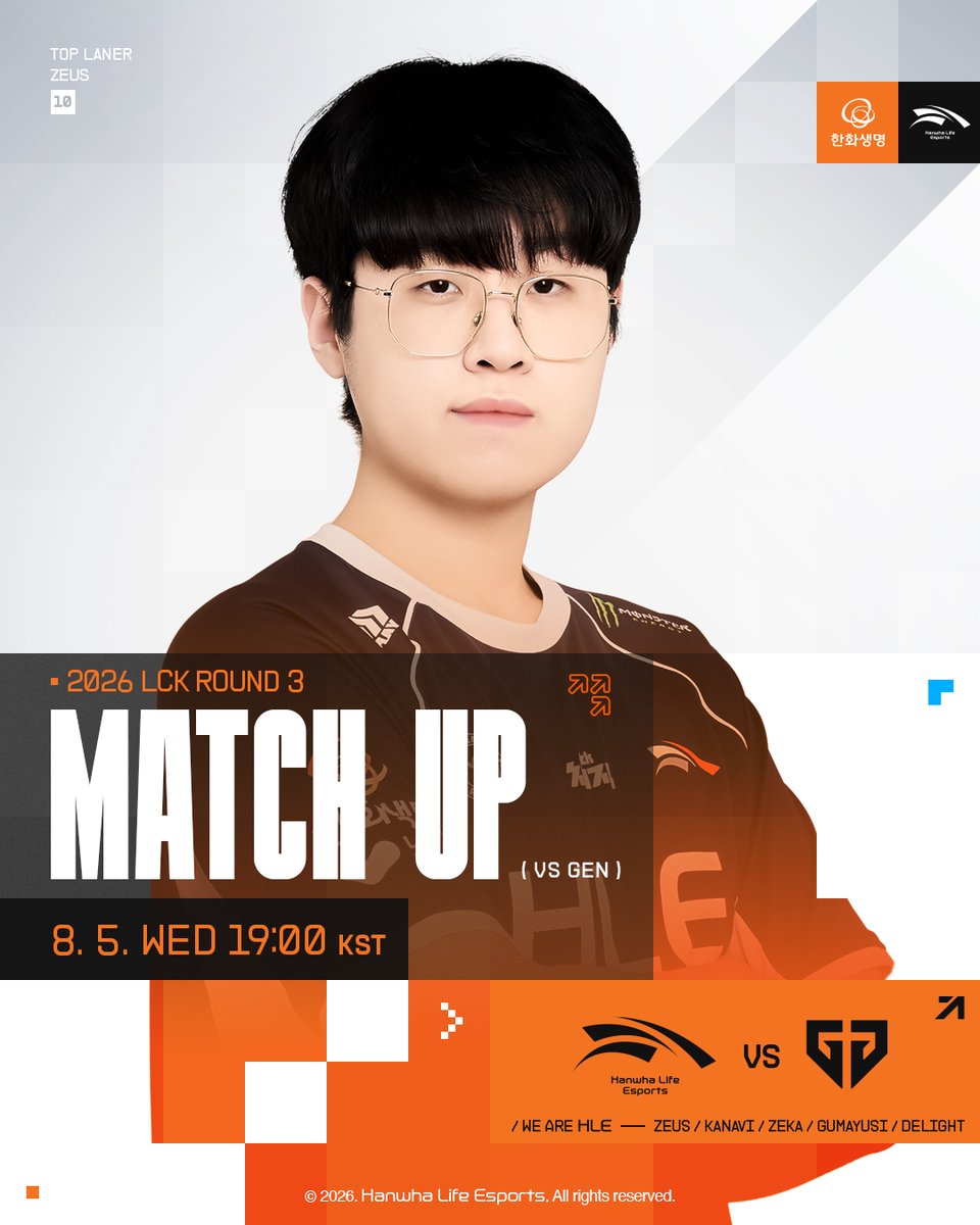 HLEofficial's tweet photo. 𝗛𝗟𝗘 𝗟𝗖𝗞 𝗠𝗮𝘁𝗰𝗵 𝗗𝗮𝘆
흐름을 되찾아, 다시 HLE다운 경기를 보여드리겠습니다.

We’ll regain our momentum and show what HLE is truly capable of. #BeyondTheChallenge #HLEWIN #LCK https://t.co/iaUlftBlkA