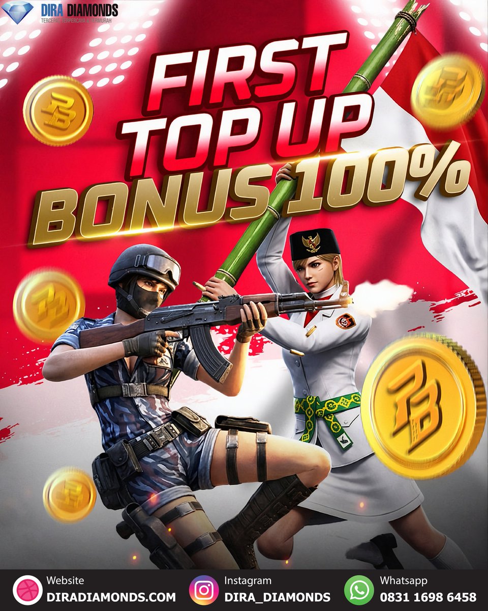 DickyIniBOSS's tweet photo. 💥 EVENT FIRST TOP UP BONUS 100% POINT BLANK!

Khusus Troopers yang baru pertama kali isi Cash! Dapatkan Bonus PB Cash 100% (berlaku 1 tahun)! 🔫✨

🗓️ Periode: 4 - 31 Agustus 2026

#PointBlank #PBIndonesia #PBCash #DiraDiamonds https://t.co/iTYVsITT4U