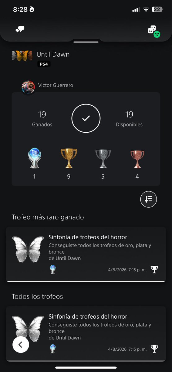 Vaug12's tweet photo. Platino 71. Until Down. #PlayStationTrophy https://t.co/Hm2SvYZu5O