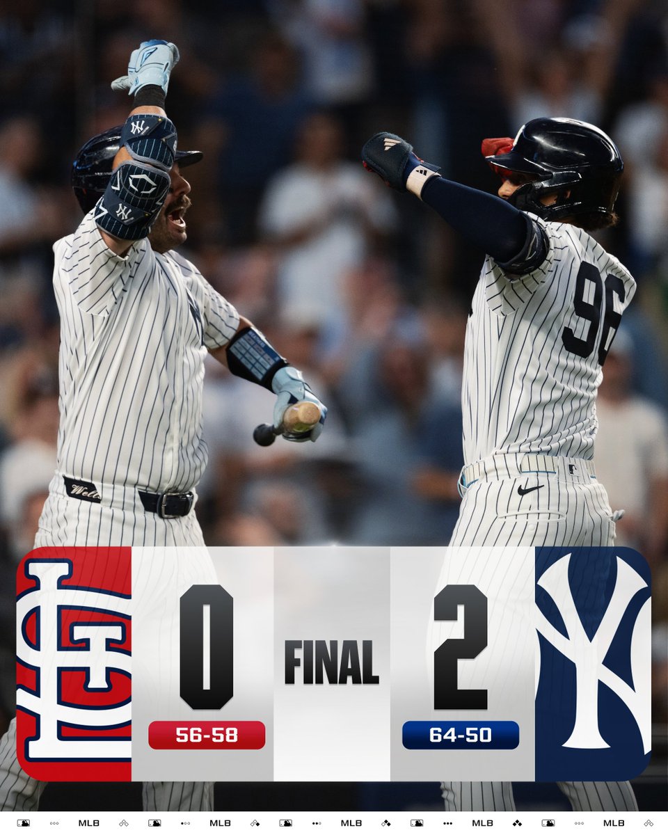 MLB's tweet photo. George Lombard Jr. homers in his MLB debut, and the @Yankees win! https://t.co/drRswJwhcy