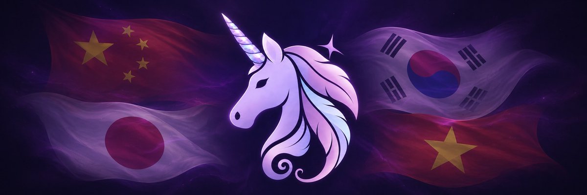 unihoodotfun's tweet photo. The hood is opening local rooms 🦄

Four regional UNIHOOD communities went live today: Vietnam, Japan, Korea, and China, The market stays one, the conversation now happens in your language

Vietnam: https://t.co/exGSUQ4JCB
Japan: https://t.co/oIfG2mmPPD
Korea: https://t.co/BM0B4XKoVb
China: https://t.co/qHErNbzOBl

Four rooms today and we are not stopping at four, Every new region puts UNIHOOD within reach of traders who could not join the conversation yesterday, The hood keeps getting bigger