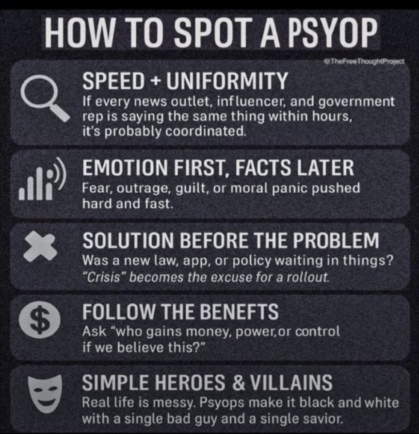 CdnHybrid's tweet photo. You have to be aware of the Psy Ops https://t.co/sHdqsZgC6N