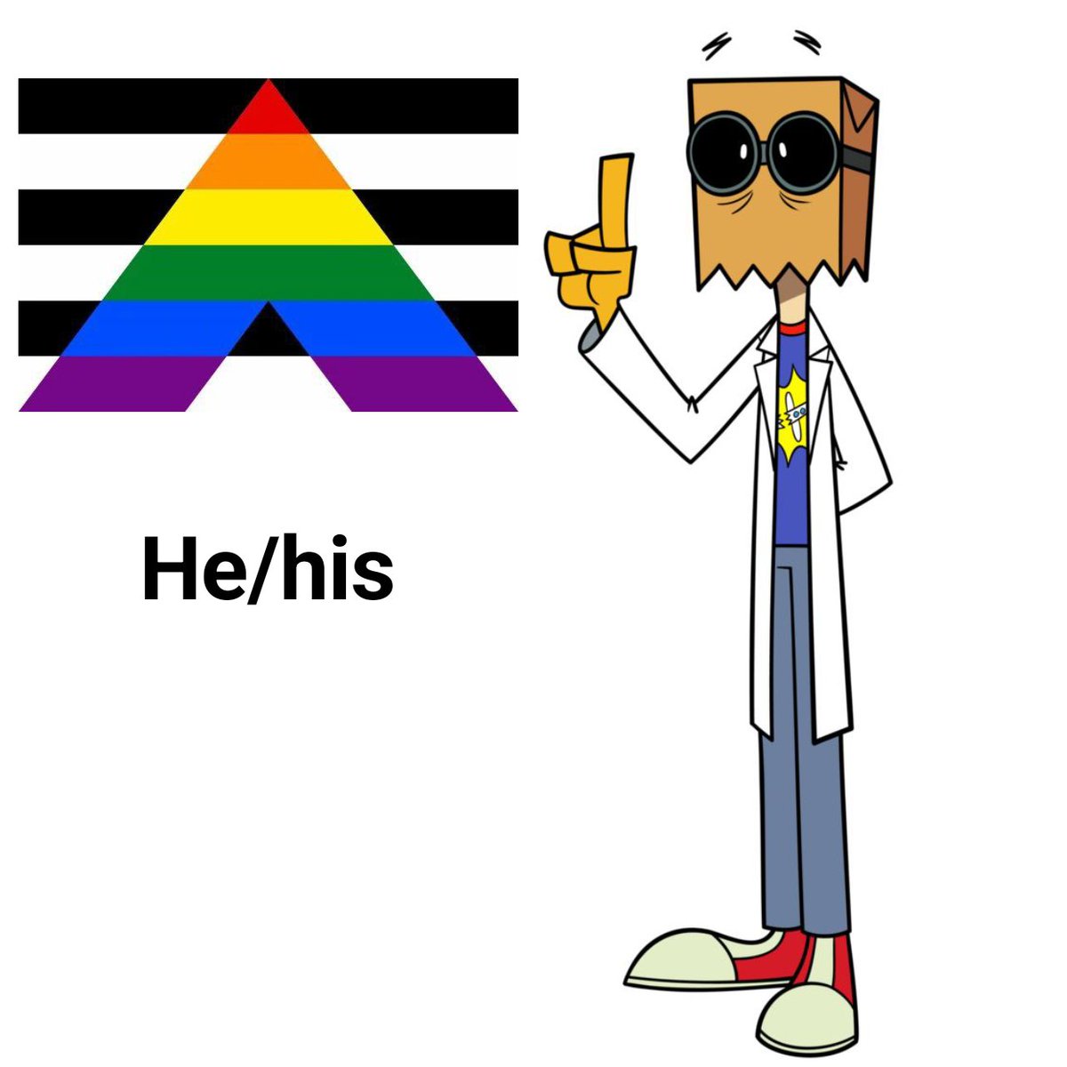 monsterestos's tweet photo. I can’t take him for a trans autistic person 😭 (sorry) #doctorflug #drflug #villainous https://t.co/tlfuZGfTW3