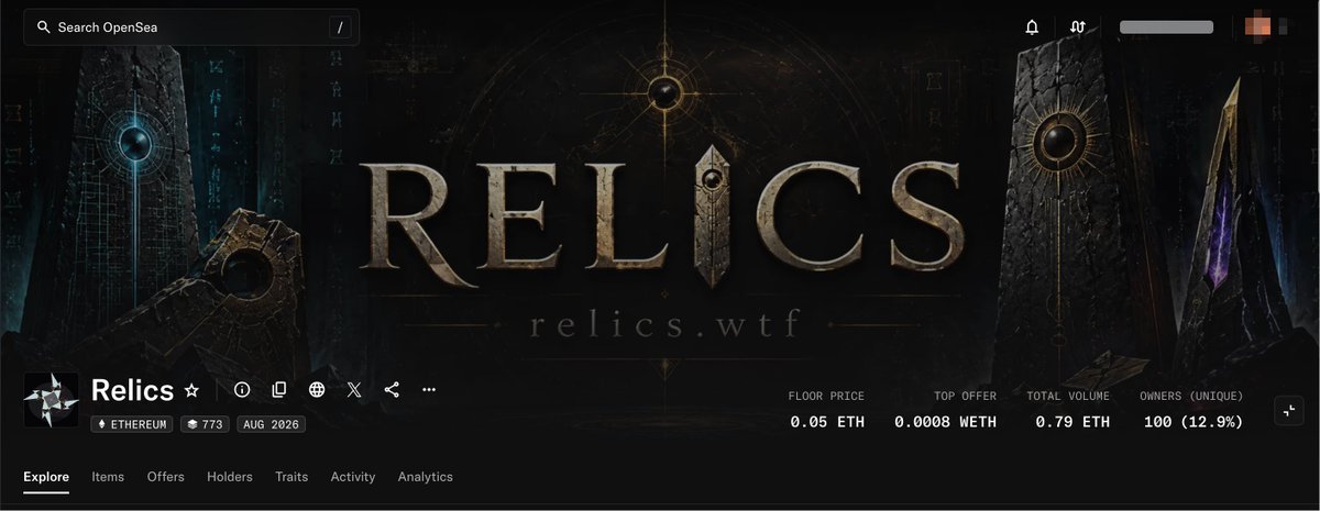 something_labs's tweet photo. 看了下 @relicsv4 的机制

$RELICS 做了一件挺有意思的事：

- 它把真实的市场交易数据，直接变成了可以进化的数字艺术品（NFT）。

- 你买的是一种代币，叫 $RELICS（总共只有1万个）。

- 持有这些代币后，你可以“唤醒”出一种特殊的 NFT，叫做 Relic。

- 这个 NFT 的图片完全在区块链上生成（是 SVG 格式），不需要 IPFS，也没有固定的静态图片。

- 最特别的是：它会随着市场的涨跌、交易量、波动情况，自动改变自己的样子。

可以把它想象成：市场本身在画画，而且这幅画会一直变。

几个细节：

卖掉NFT的话，backing的$RELICS会一起转出

backing的$RELICS不够，NFT会进入休眠

backing的$RELICS是一直可以流通的

也可以这样理解，给同质化的$RELICS多了一种NFT形式的流转方式

可以把$RELICS理解为银行的现金存款，Relic NFT是存单，存单转移，存款跟着一起转。