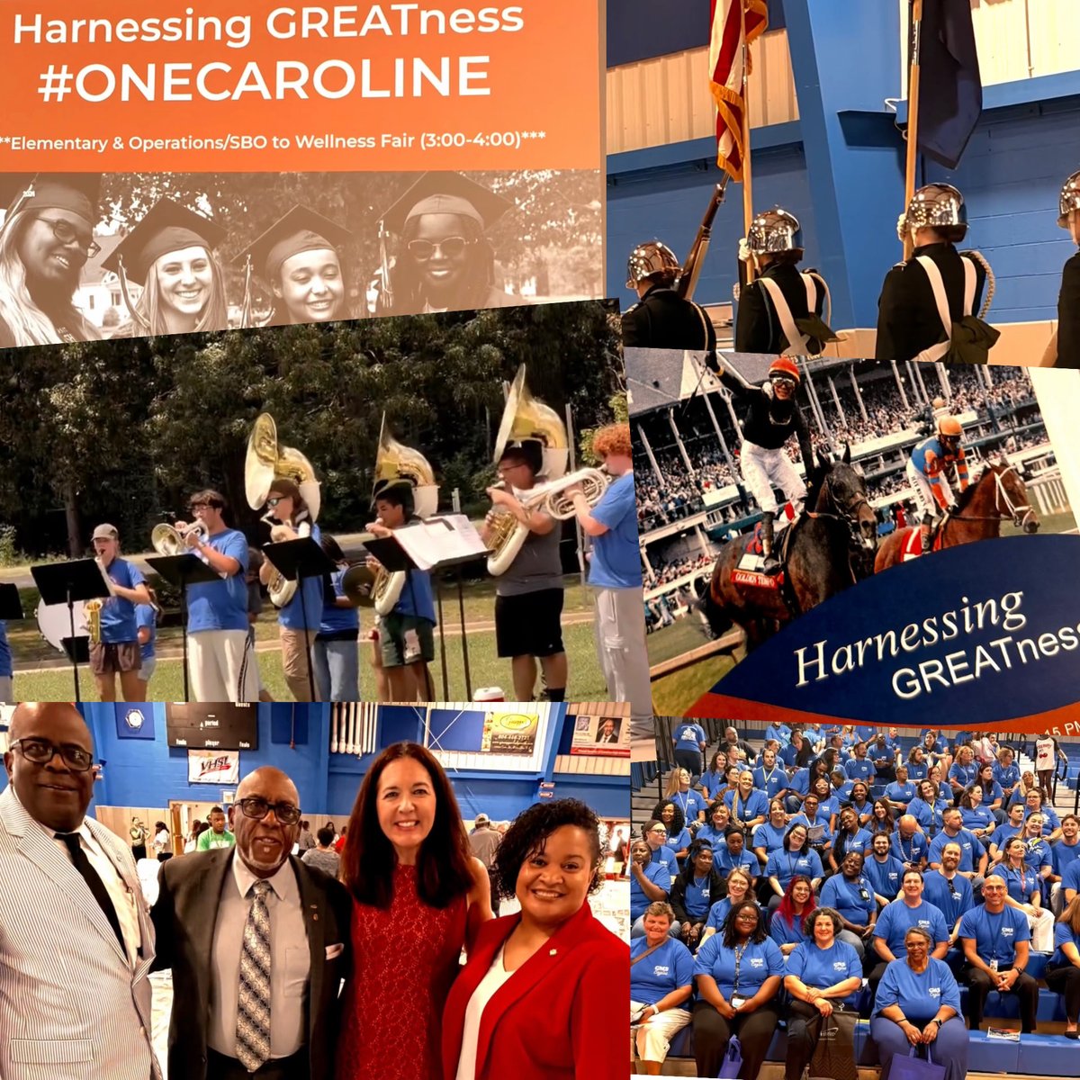 SarahCalveric's tweet photo. Harnessing GREATness… it’s our job to create the conditions where every scholar’s gifts and talents shine! #OneCaroline #Convocation2026 https://t.co/gav6c382v4