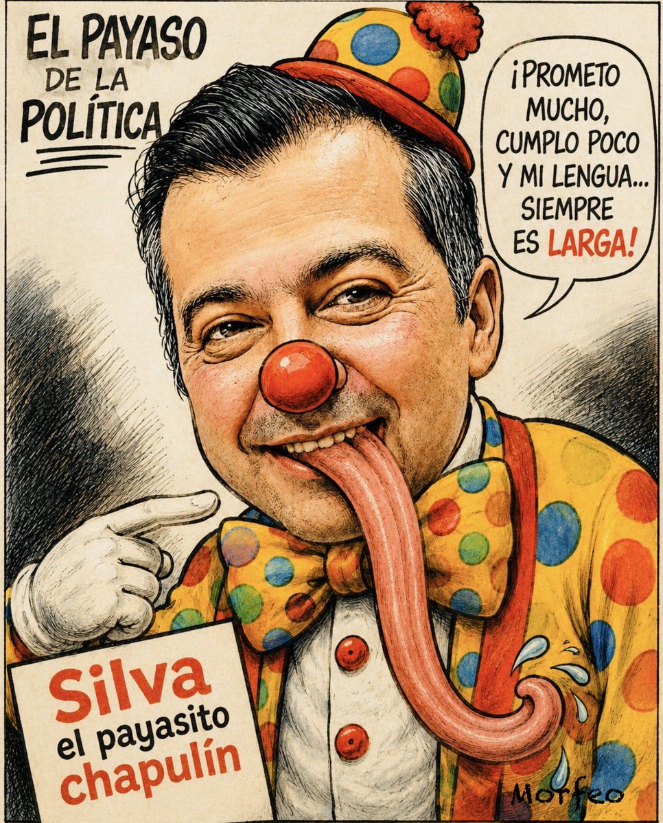 InquisidorOax's tweet photo. #Oaxaca LA NOCTURNA: “SILVA… EL PAYASITO CHAPULIN SE QUIERE IR AL MC”

Morfeo

¿Se acuerdan de un mequetrefe hijo de un notario que era panista y mocho? Pues ahora les vio la cara a los morenistas y pretende huir al MC porque se sintió ofendido.

Qué se puede esperar de Luis Alfonso Silva Romo. Si empezó en el PAN, le siguió a Morena/Verde y ahora ya se quiere ir para el MC. 

@salomonj @Fiscaloaxaca @RenchoPalacios  @Nino_Morales1 @saymipinedav @GobOax @jesusromerooax @Claudiashein  @efektoaguila @Bravo_mm @DimePetri @JJDiazMachuca @PeatonVigilante @LUISALFONSOSR