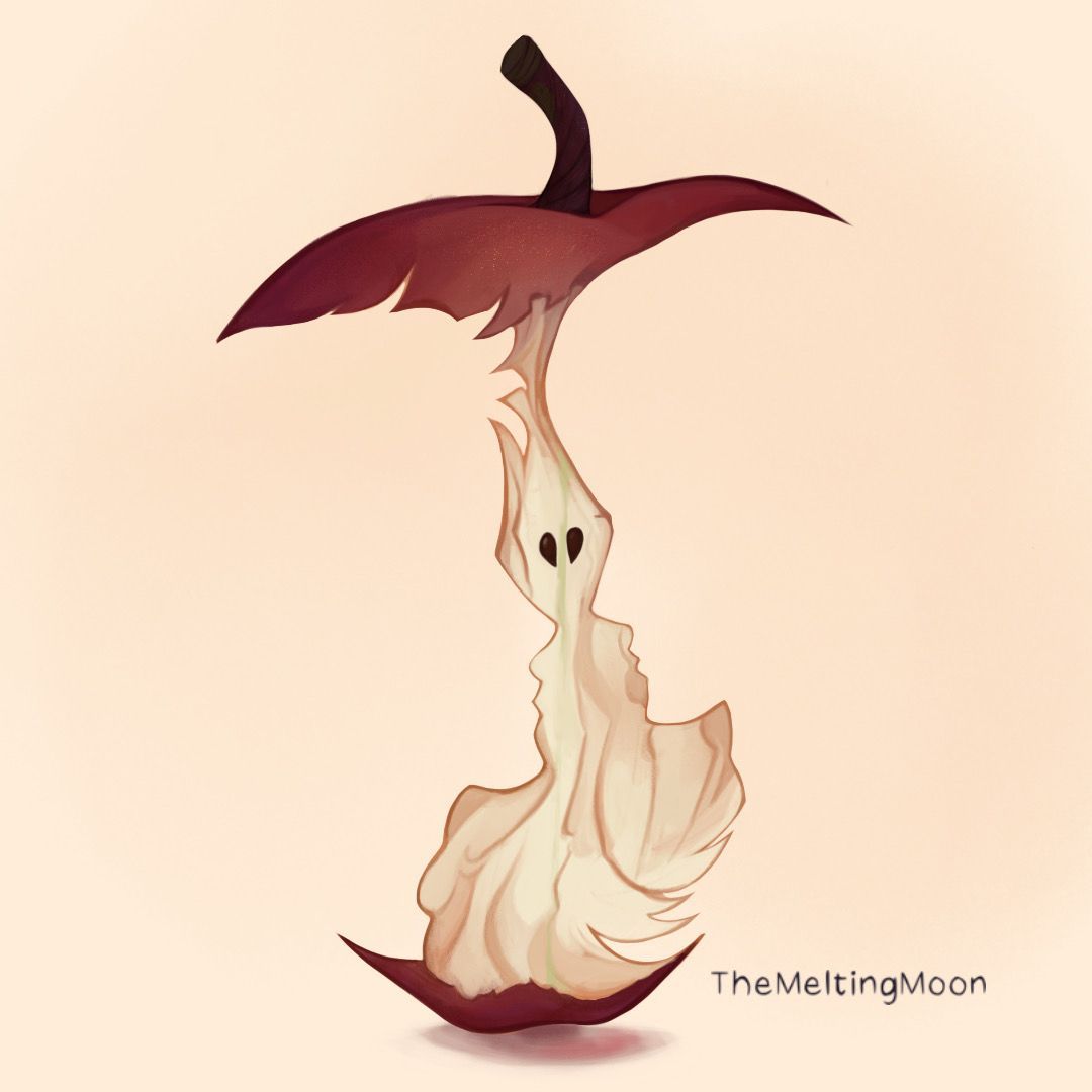 TheMeltingMoons's tweet photo. Two halves of the same apple 🍎
#myOCs #appletrend #apple https://t.co/Ozfj7Xw4u5