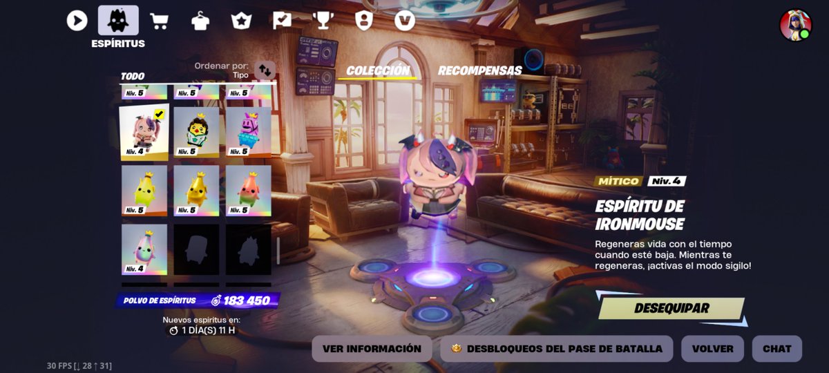 AmyNevada_FC91's tweet photo. @Jorge_Most Yo la tenía antes pero estoy con dos bugs.
1° si intento jugar con ella "equipada" en la partida no voy a estar con  ningún espíritu equipado.
2° si intento abrir un cofre dónde "estoy con ella equipada" mi juego si cierra.
estoy jugando en android pero en xbox pasa lo mismo. https://t.co/axIieTu7Ra