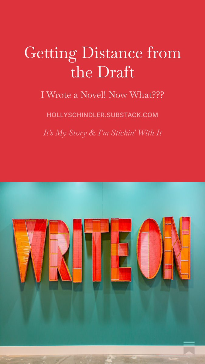 holly_schindler's tweet photo. Before revision, everyone always recommends getting some distance from your first draft...but what does that actually MEAN?

Types of distance: https://t.co/muAxdd81Jz

#writing #writingcommunity #WritingTips #revision #selfediting #writingadvice #writingabook #writinganovel https://t.co/Gk9Iv4vGQF