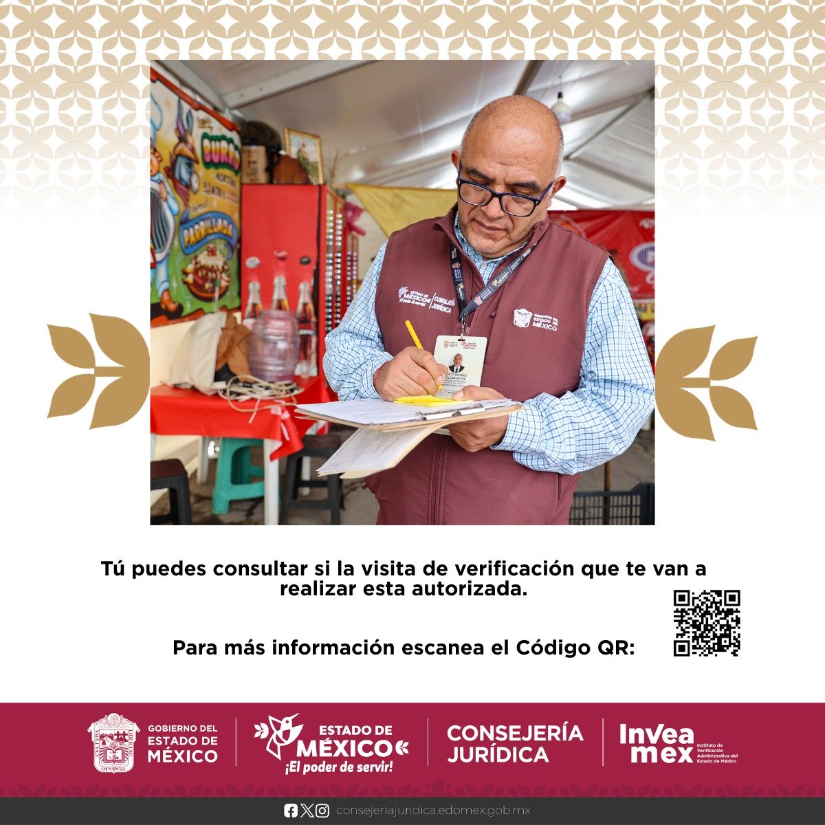 INVEA_mex's tweet photo. ¿Sabías que puedes consultar si la visita de verificación que te van a realizar esta autorizada?
Consulta: https://t.co/vgVZEdxJXF
#Inveamex #ElPoderDeServir https://t.co/99siZ1al73