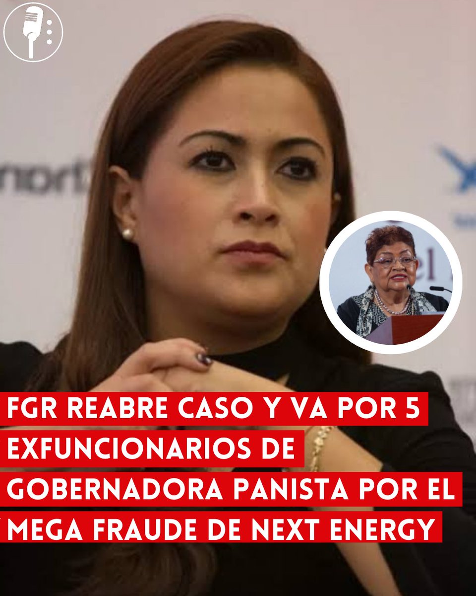 YosoyPedrero's tweet photo. 🚨OJO: FGR REABRE CASO Y VA POR 5 EXFUNCIONARIOS DE GOBERNADORA PANISTA POR EL MEGA FRAUDE DE NEXT ENERGY

La Fiscalía General de la República retomó el caso Next Energy, un proyecto energético que terminó convertido en uno de los mayores escándalos de posible corrupción en Baja California.

Las investigaciones ahora se enfocan en al menos cinco exfuncionarios ligados a administraciones panistas, señalados por su participación en la firma de contratos irregulares para una planta fotovoltaica que nunca se construyó, pero que comprometía recursos públicos por miles de millones de pesos.

El proyecto fue impulsado durante gobiernos del PAN y contemplaba el suministro de energía a largo plazo. Sin embargo, se detectaron condiciones desventajosas para el estado, pagos adelantados y posibles mecanismos de desvío de dinero, lo que derivó en denuncias y la intervención de autoridades federales.

Este nuevo movimiento de la FGR refuerza el señalamiento de que durante años se permitió el uso del poder público para beneficiar intereses privados, dejando un fuerte impacto en las finanzas estatales.