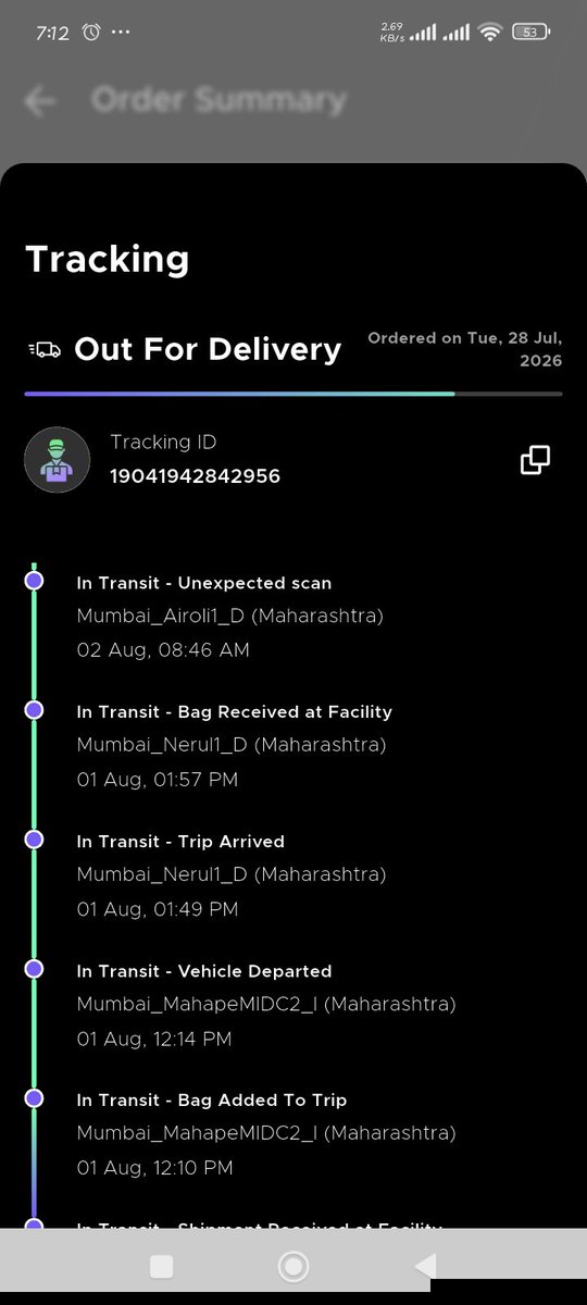 rpnavi's tweet photo. Courier reached my town (delivery hub) on 1st August but is not delivered. Today is 5th August Look into matter ASAP
Tracking ID 19041942842956
@delhivery https://t.co/TvgJVif0CR