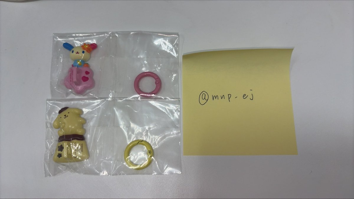 nmp_ej's tweet photo. 【交換】サンリオ サンリオキャラクターズ
キーリングハンガー 交換

譲
うさはな ポムポムプリン

求
同種 シナモン
異種 ななほしカラフルマルチチャーム シナモン

郵送でのお取引希望です。お気軽にお声掛けください。よろしくお願いいたします。 https://t.co/V6dPlqzYw1